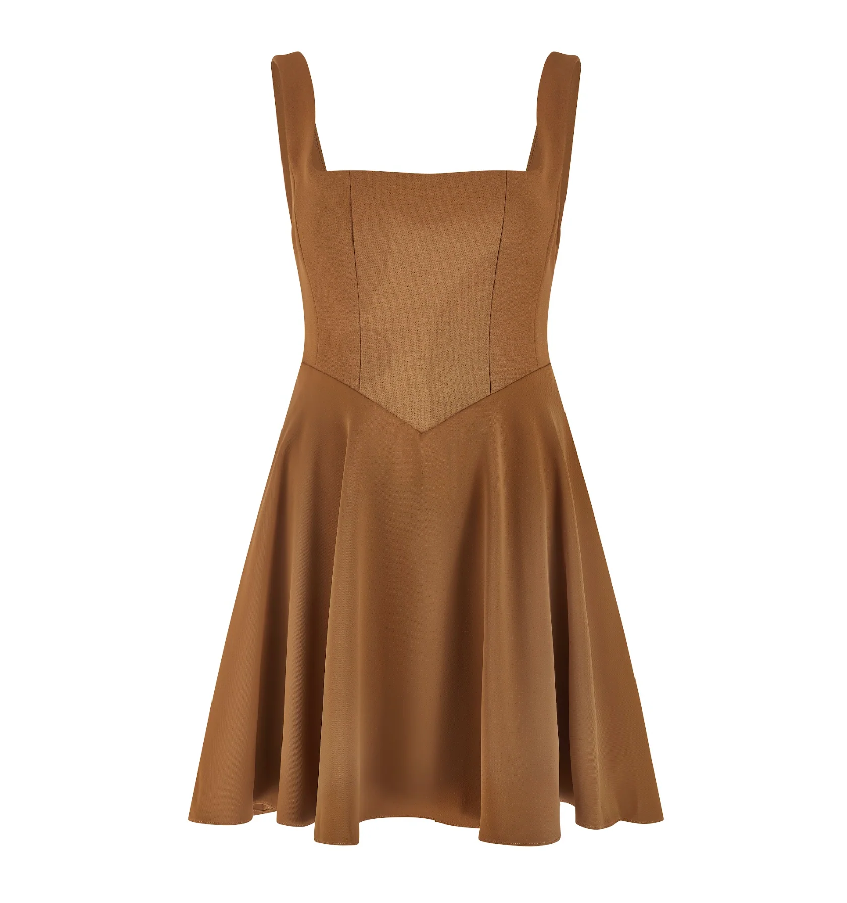 The High Waist Square Neck Mini Dress - Image 7